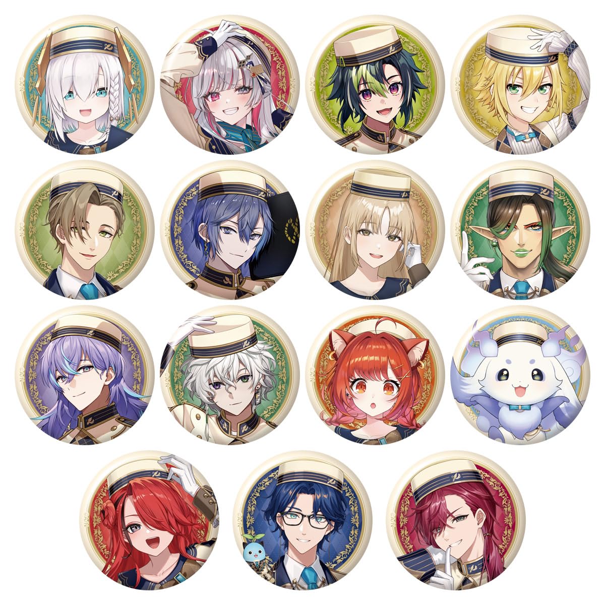 Amazon | バンダイ(BANDAI) にじさんじ 缶バッジビスケット2